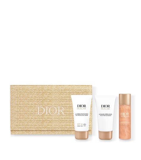 dior sun cream set with bag|Dior sun protection skincare.